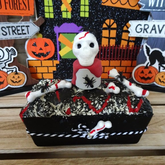 Fake Bake Mini Skull Bones Bread - Handmade - Picture 1 of 5
